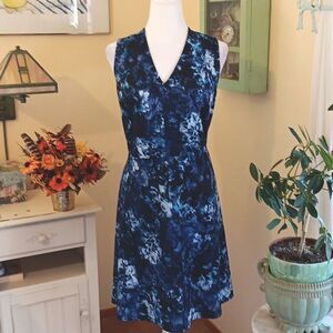 Marc New York Andrew Marc Floral Dress. Dark Academia,  Whimsigoth,  Career